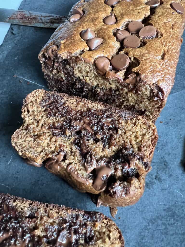 Flourless Banana Chocolate Oat Bread Hungry Happens