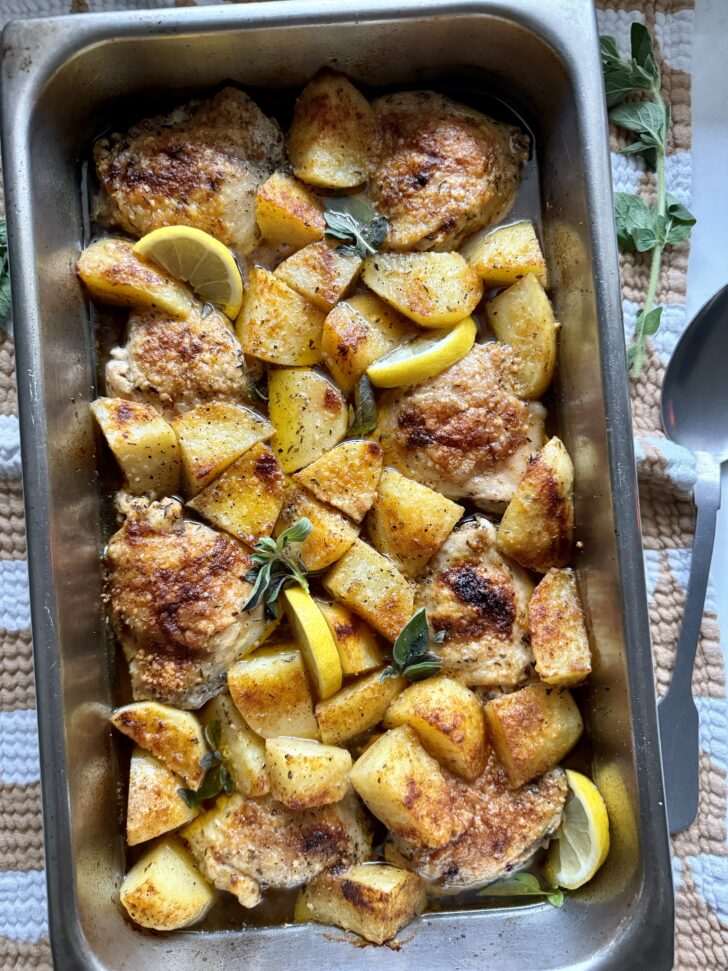 Greek Lemon Chicken Potatoes