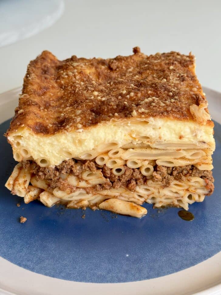 pastitsio greek lasagna