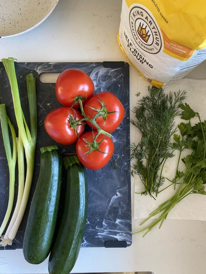 tomato fritters ingredients