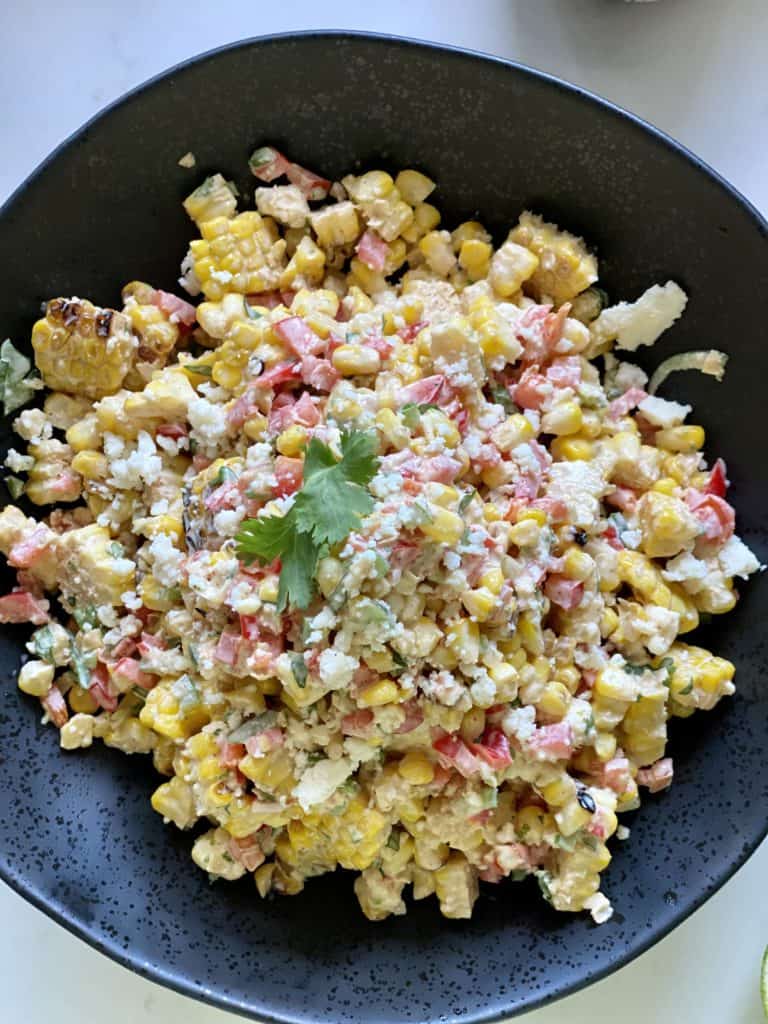 Mexican Street Corn Salad - Hungry Happens