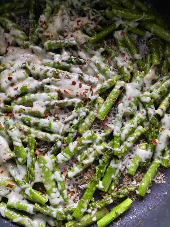 3 Minute Skillet Asparagus - Hungry Happens