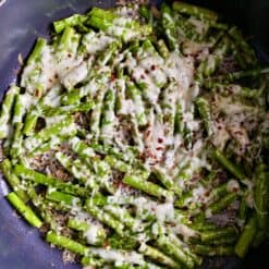 3 minute skillet asparagus