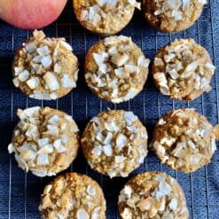 healthy apple muffins many of them