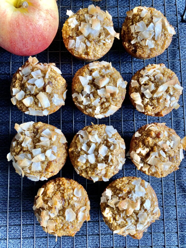 healthy apple muffins many of them