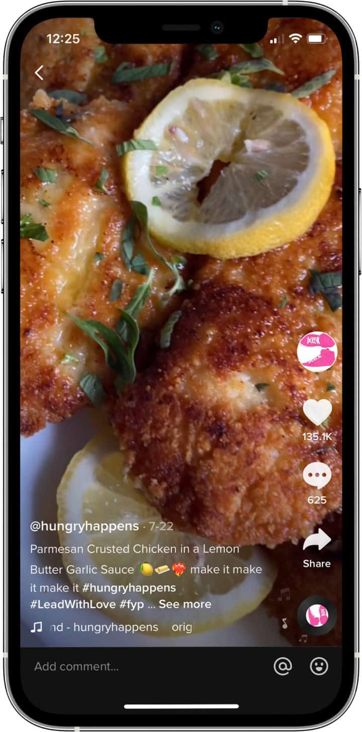 Hungry Happens TikTok screenshot