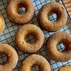 flourless apple cider donuts