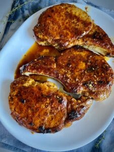Brown Sugar Garlic Pork Chops - Hungry Happens