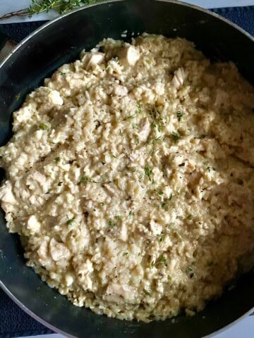 one pan creamy chicken and rice