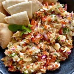 roasted greek eggplant dip