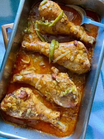 Turkey legs with gravy