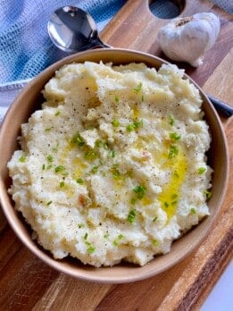 roasted garlic mashed potatoes