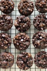 flourless pumpkin mocha brownie muffins