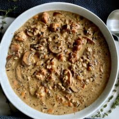 chicken mushroom wild rice soup