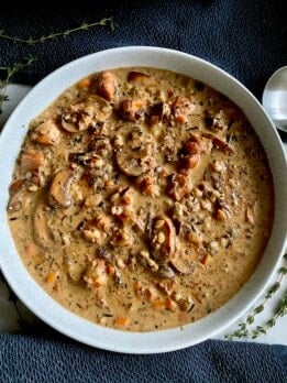 chicken mushroom wild rice soup