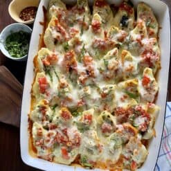 roasted vegetables stuffed shells