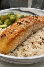 sweet and spicy salmon with garlic