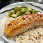 sweet and spicy salmon baked or airfried
