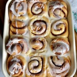 cinnamon rolls baked