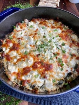 baked spanakopita artichoke dip