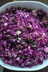 cabbage feta salad with dates