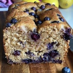 lemon blueberry bread juicy