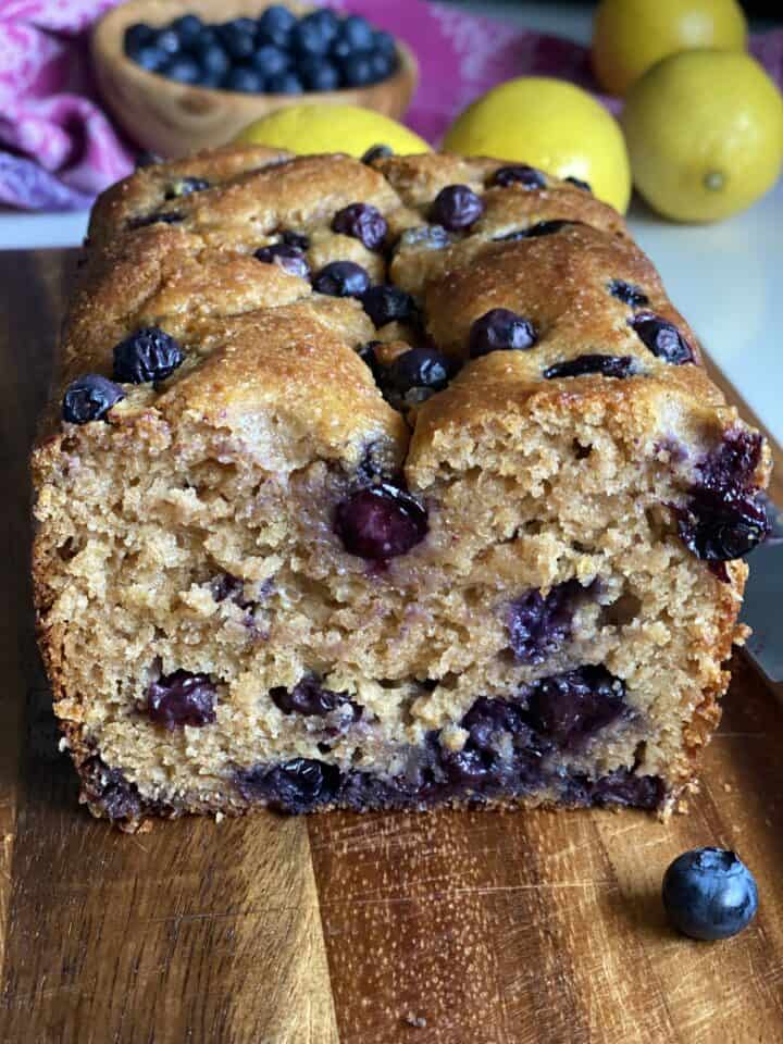 lemon blueberry bread juicy