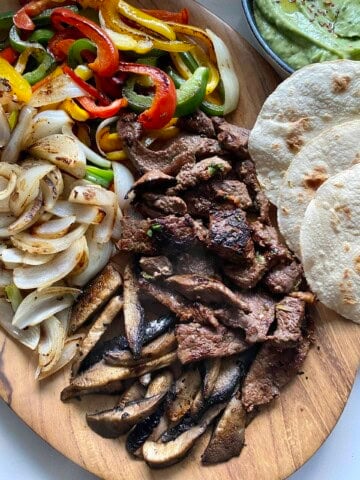 steak fajitas