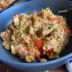 creamy chicken rice one pan southwestern