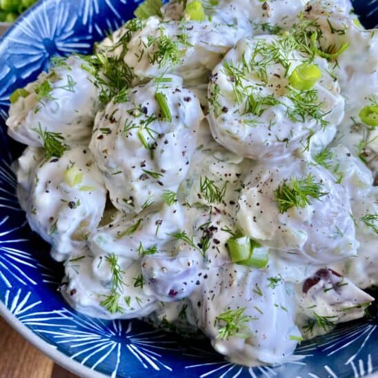 Tsatziki Potato Salad - Hungry Happens