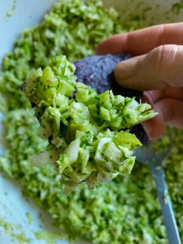 tiktok green Greek goddess salad