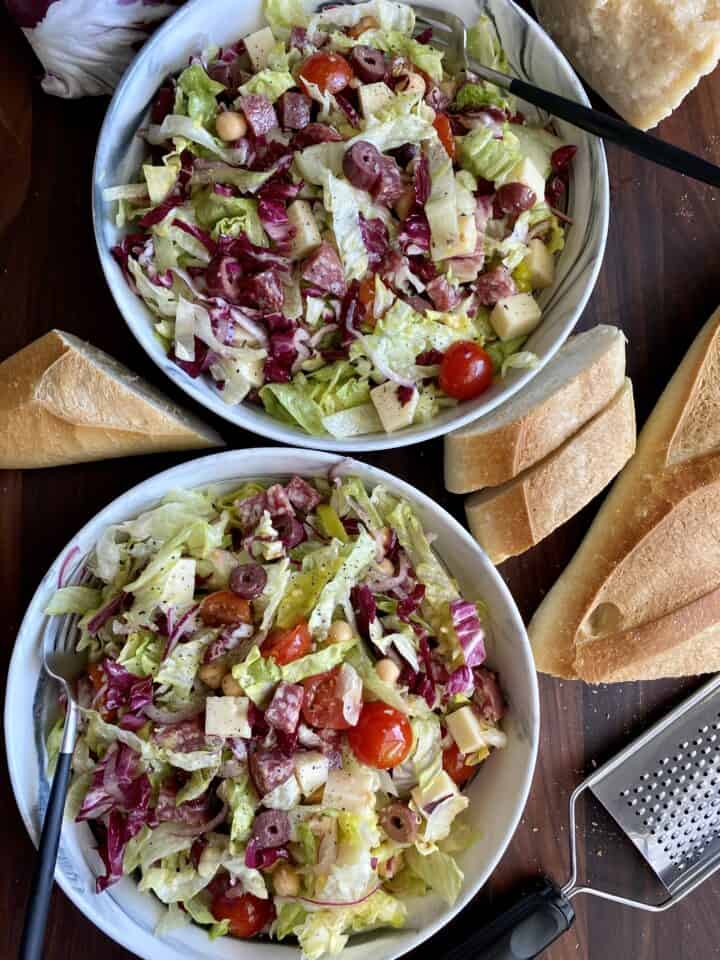 Delicious Italian Chopped Salad Recipe - Great Eight Friends