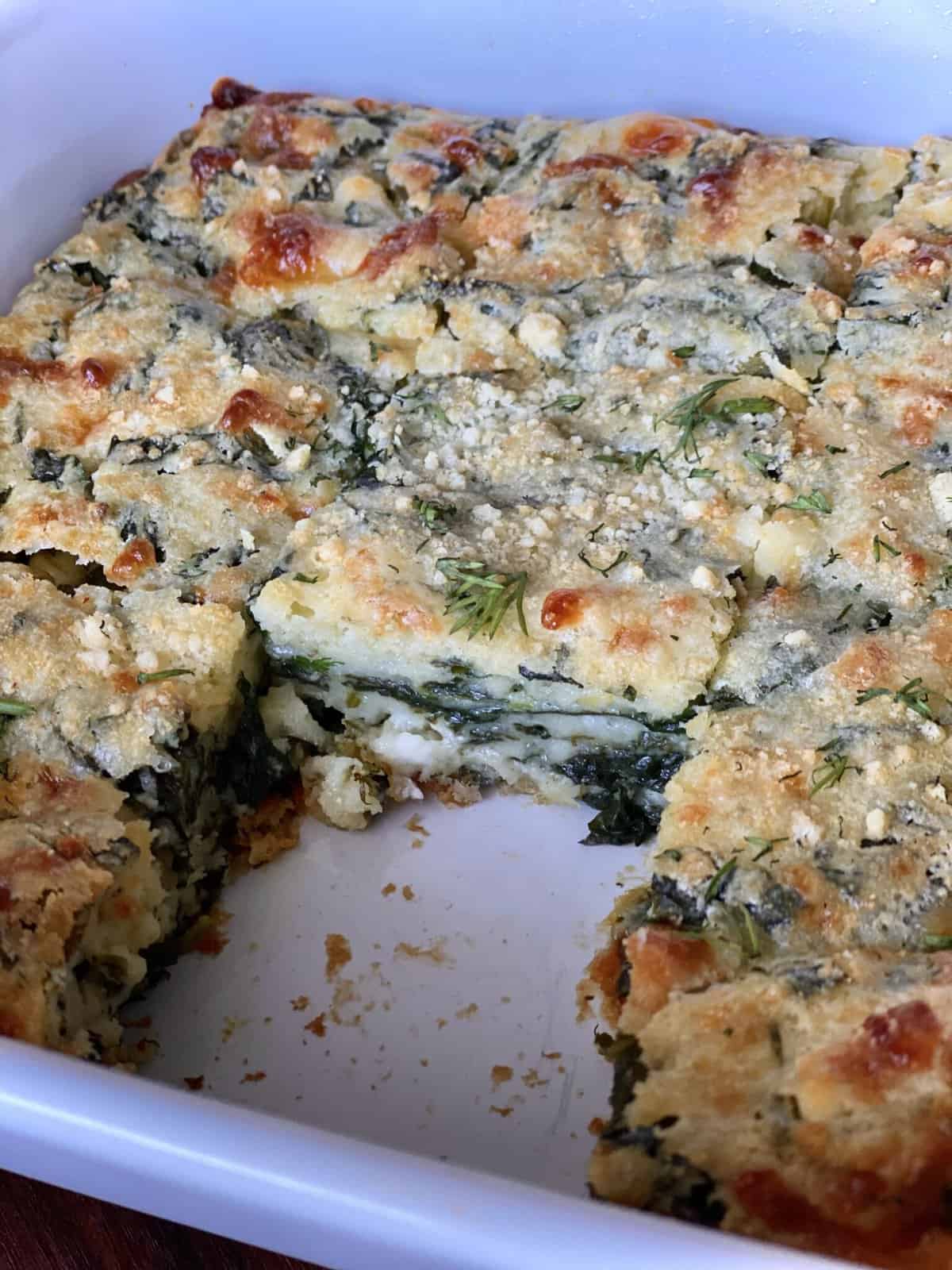 Spinach and Feta Brownies Hungry Happens