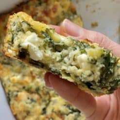 spinach feta brownie bars