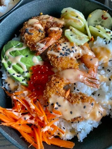 bang bang shrimp bowls