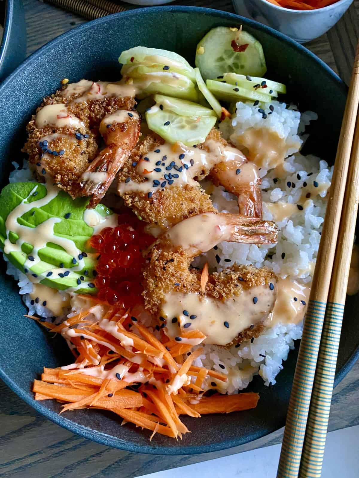 bang bang shrimp bowls saucy