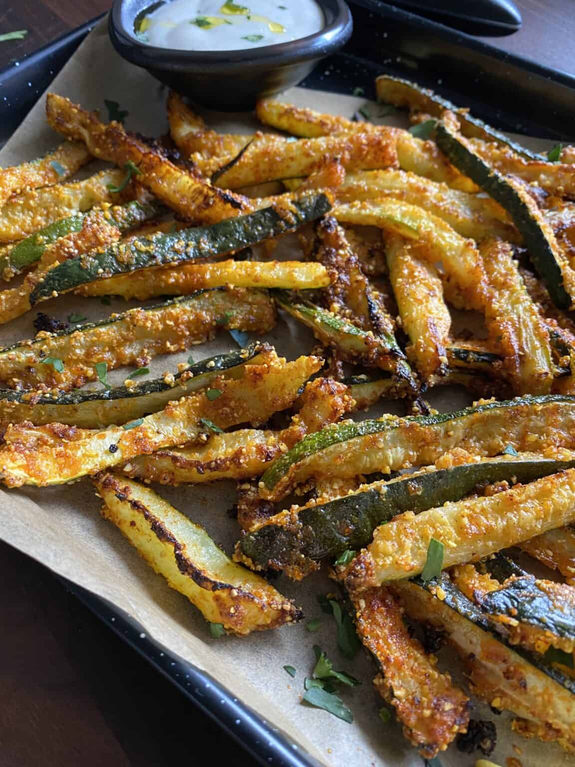Baked Zucchini Sticks (Gluten Free) Hungry Happens