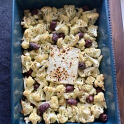 baked feta cauliflower pasta