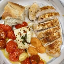 baked chicken feta dinner