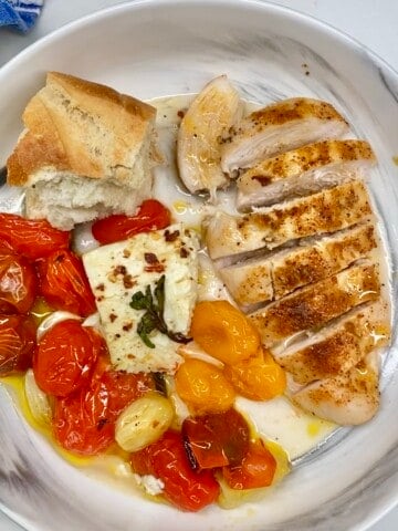 baked chicken feta dinner