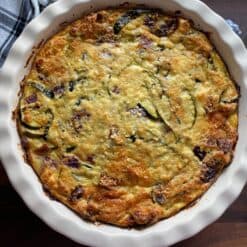 zucchini feta pie