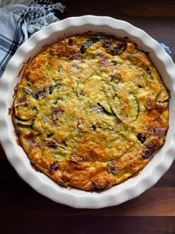 zucchini feta pie
