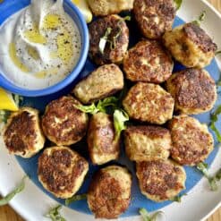 cheesy zucchini chicken meatballs