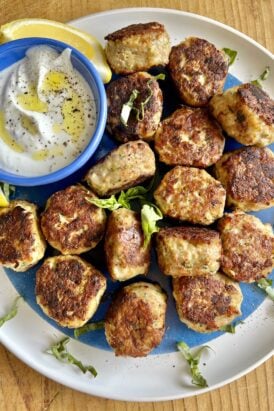 cheesy zucchini chicken meatballs