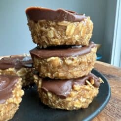 no bake peanut butter oat cups