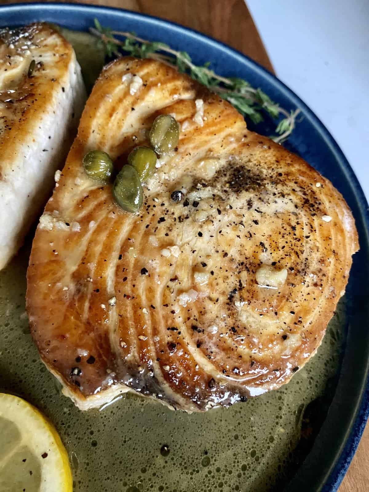 Easy Lemon Butter Swordfish Hungry Happens