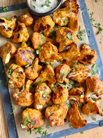 roasted Greek yogurt cauliflower