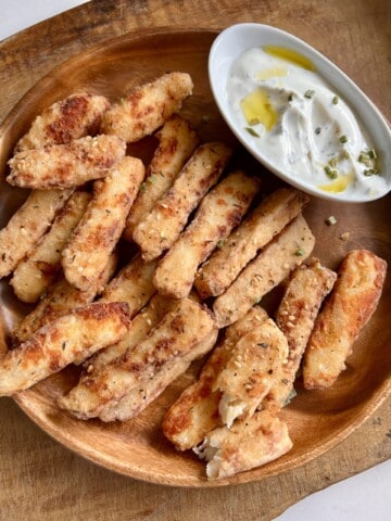 halloumi fries