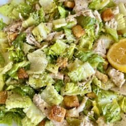 lazy chicken caesar salad