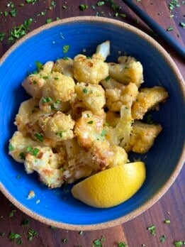 crunchy lemon cauliflower